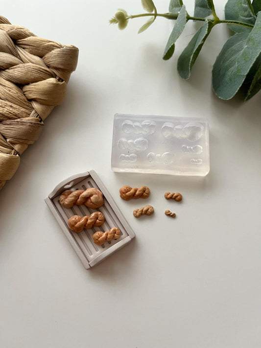 Mini Twist Pastry Silicone Mould