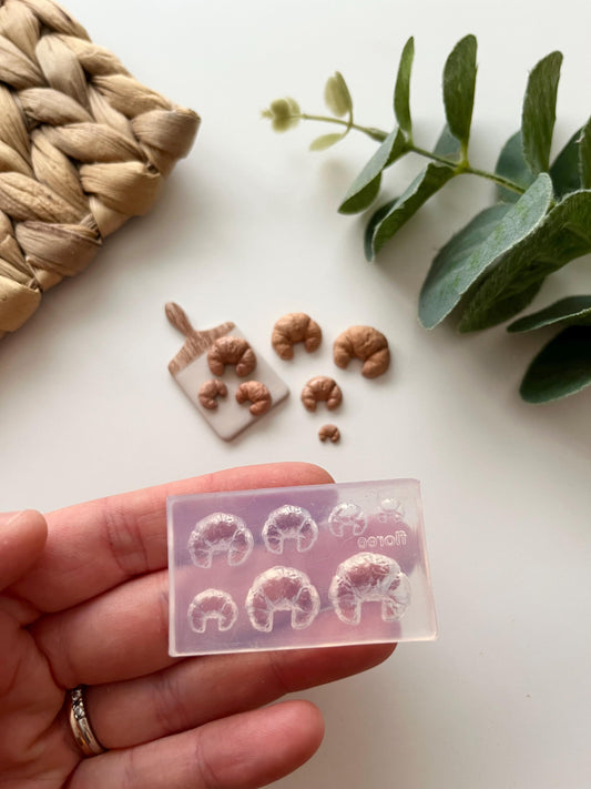Mini Croissant Silicone Mould