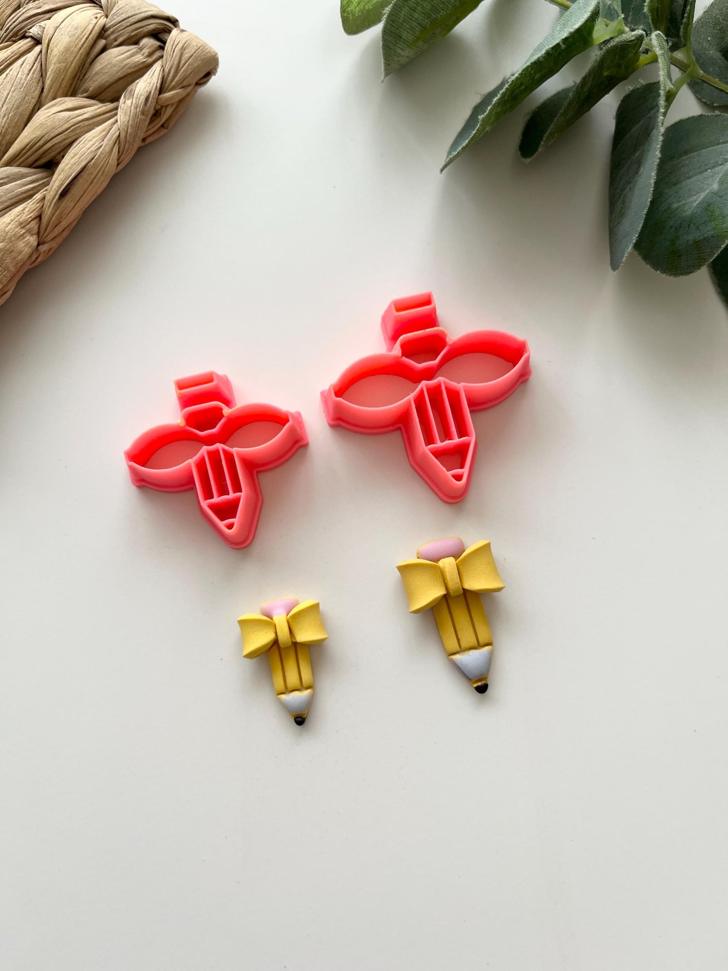Back to School- Pencil Bowtie Clay Cutter