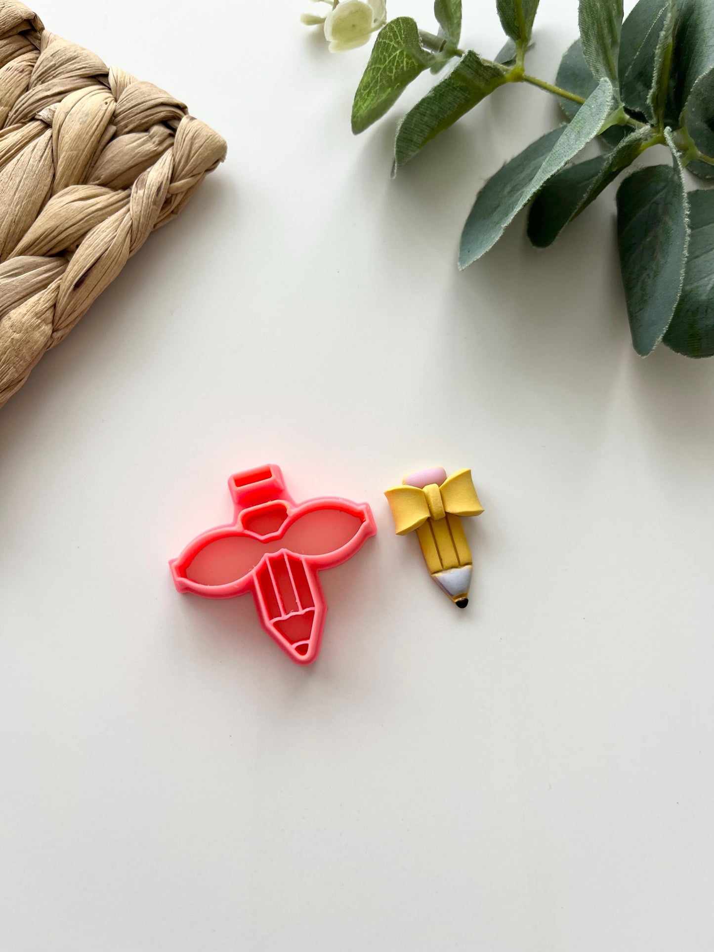 Back to School- Pencil Bowtie Clay Cutter