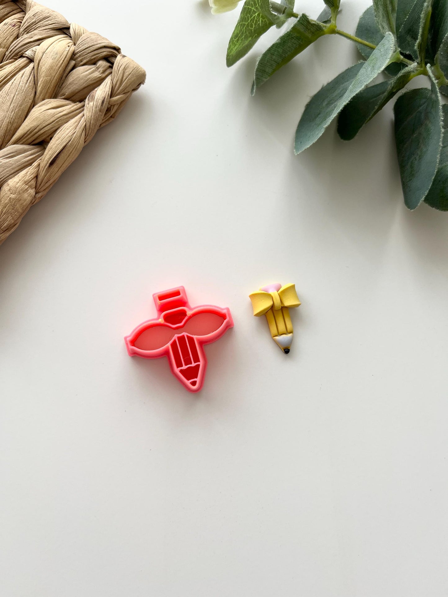 Back to School- Pencil Bowtie Clay Cutter