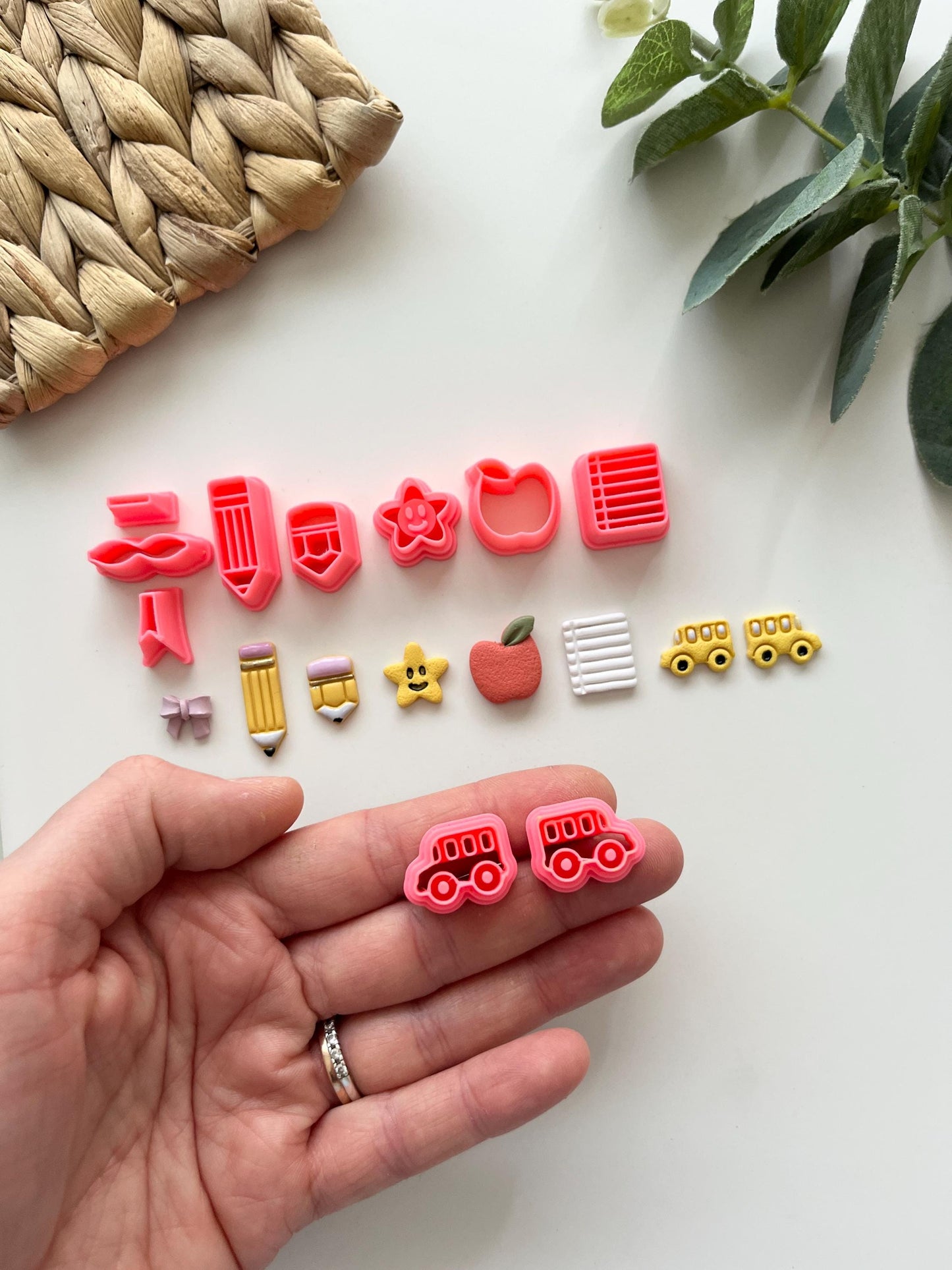 Back to School Studs Collection Clay Cutter
