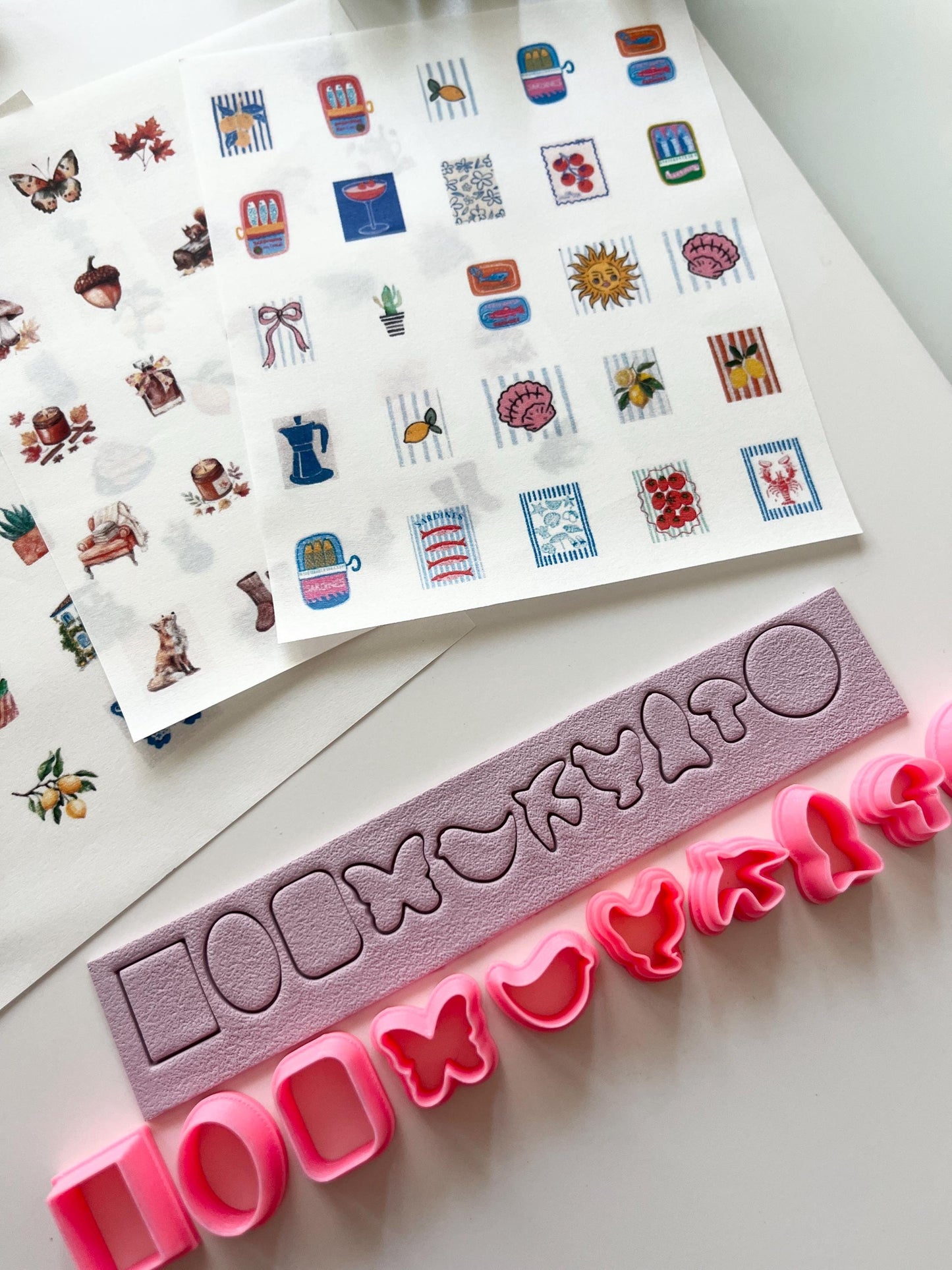 Charms Transfer Paper + Matching 10 Cutters