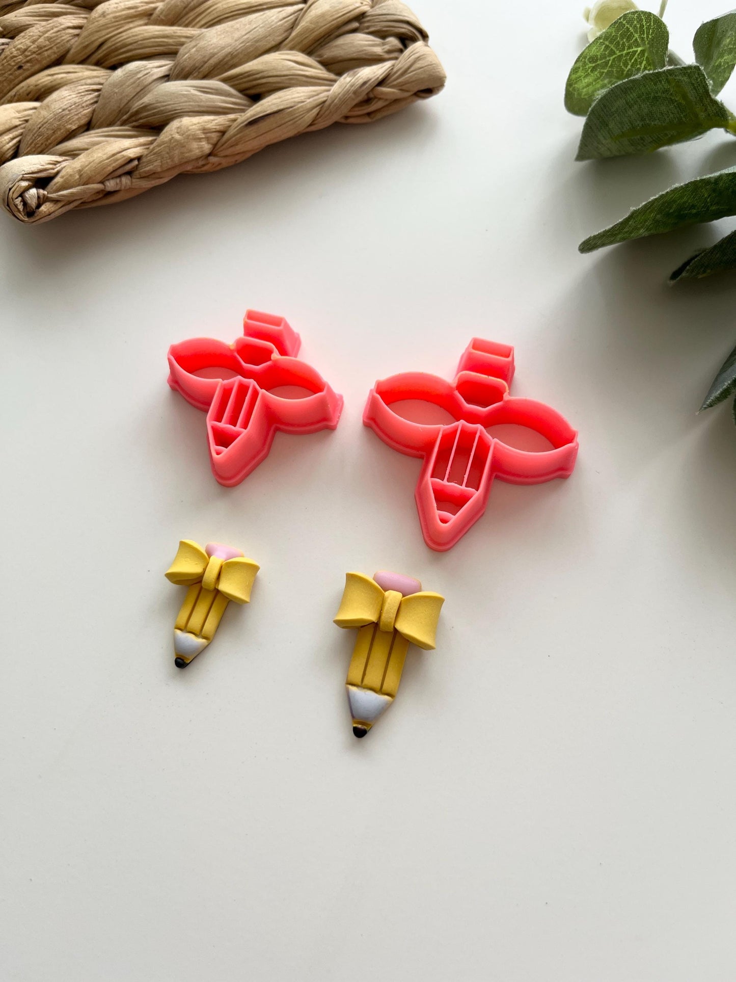 Back to School- Pencil Bowtie Clay Cutter