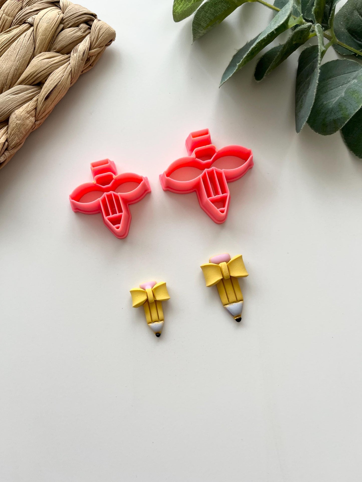 Back to School- Pencil Bowtie Clay Cutter