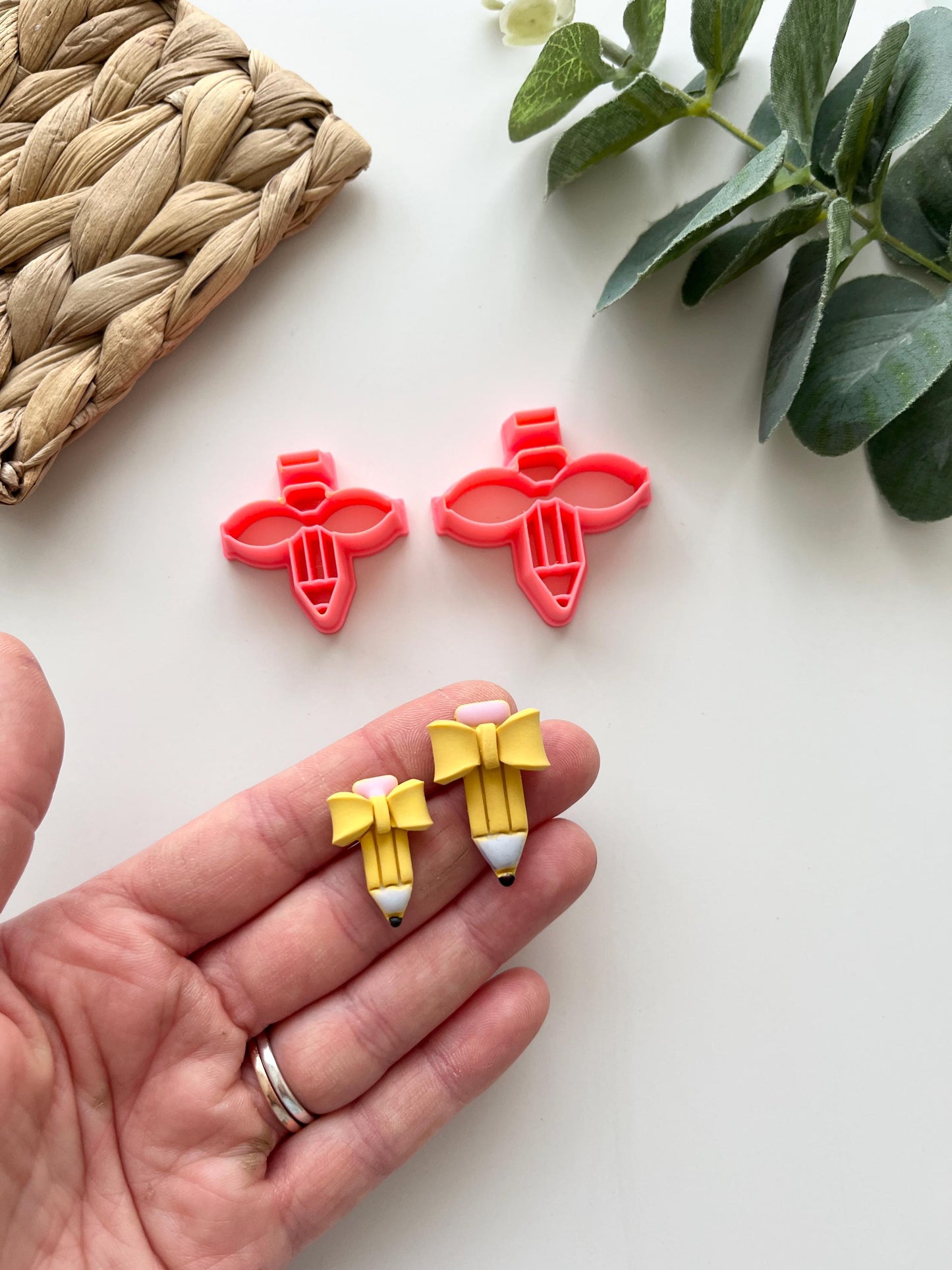 Back to School- Pencil Bowtie Clay Cutter