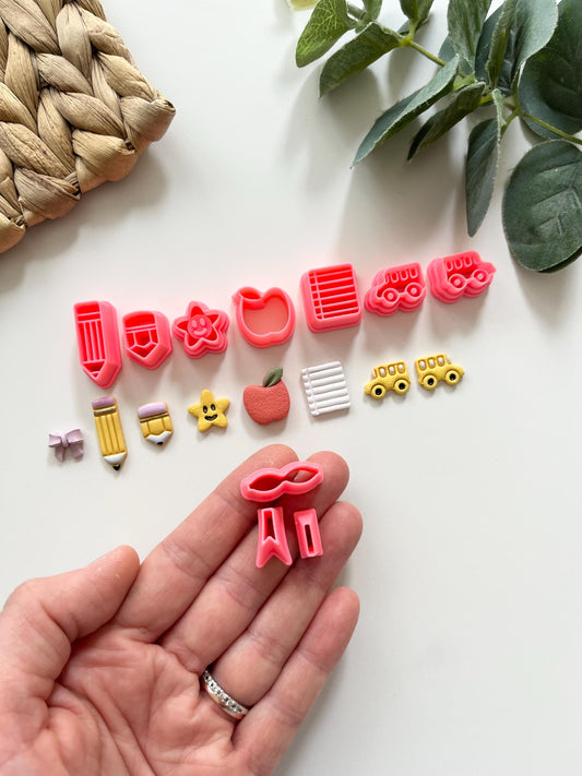 Back to School Studs Collection Clay Cutter