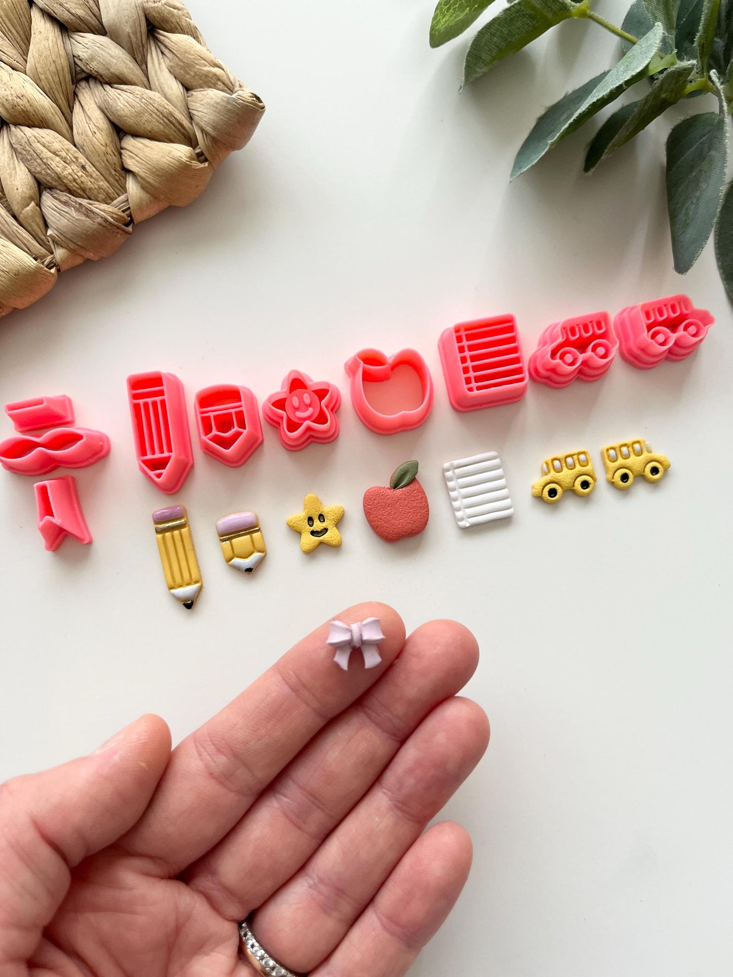 Back to School Studs Collection Clay Cutter