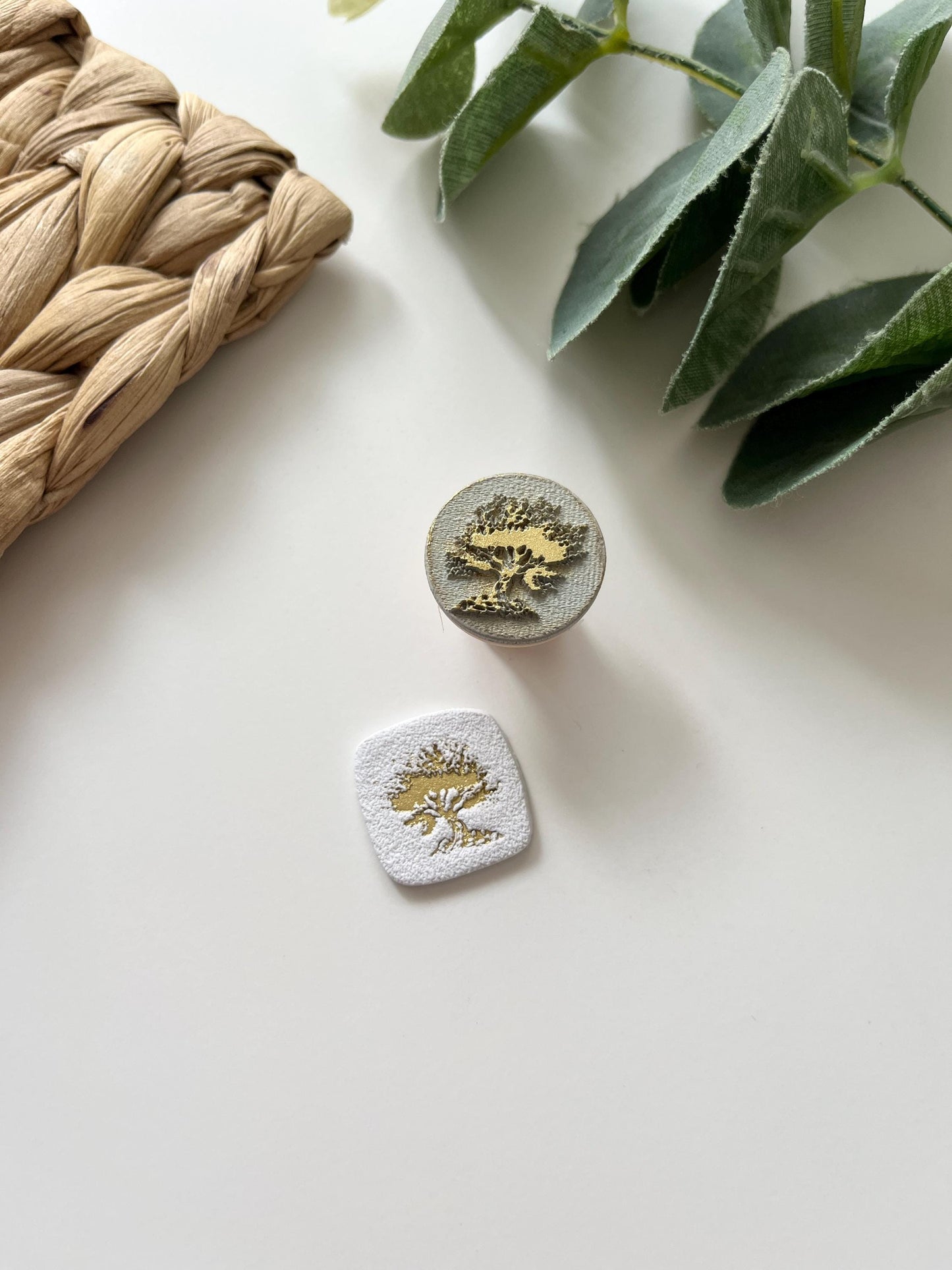 Mica Stamp- Olive Tree