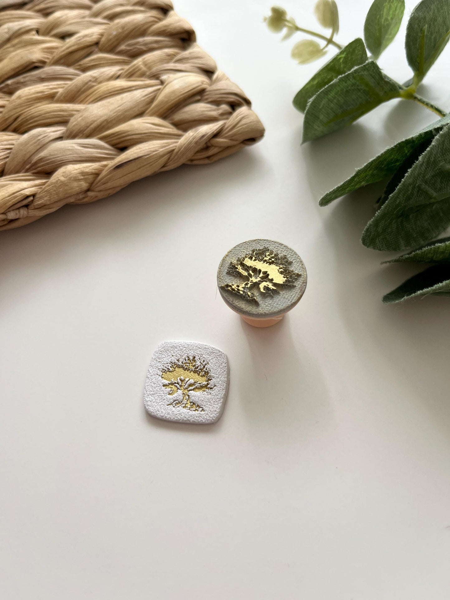 Mica Stamp- Olive Tree