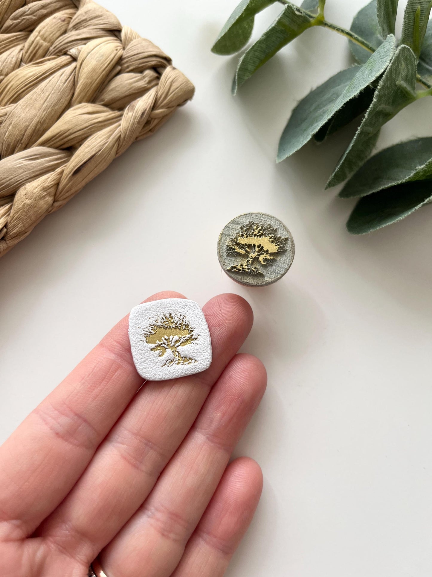 Mica Stamp- Olive Tree