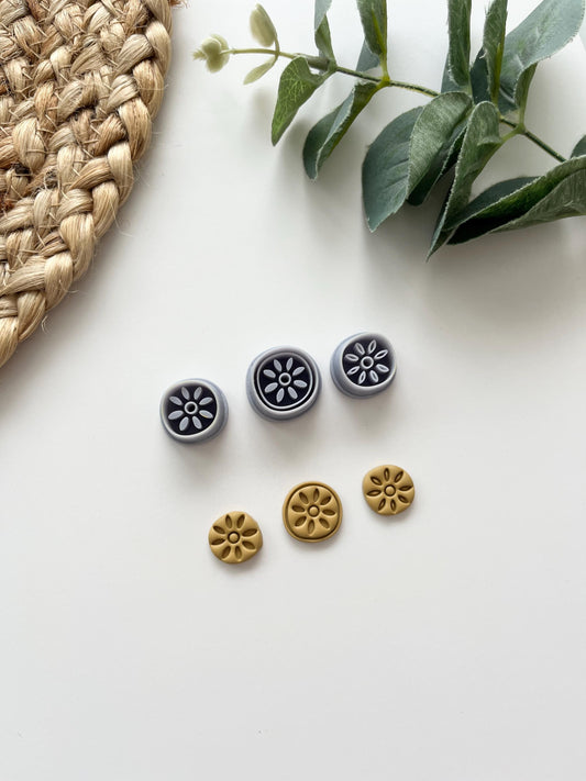 Organic Studs Polymer Clay Cutters
