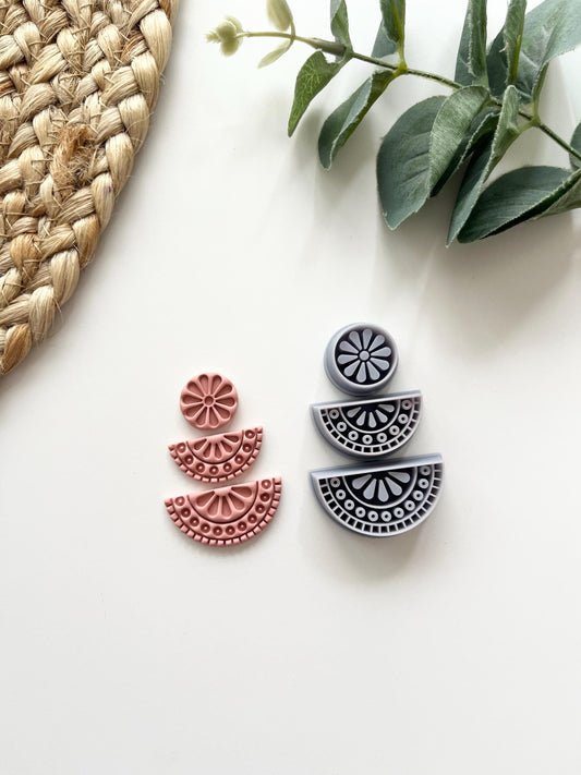 Organic #5 Set Polymer Clay Cutters