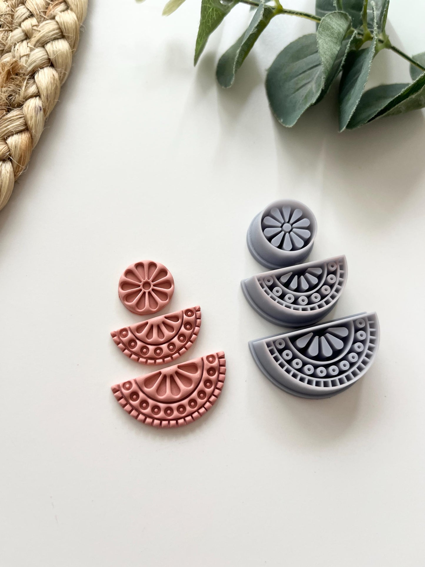 Organic #5 Set Polymer Clay Cutters