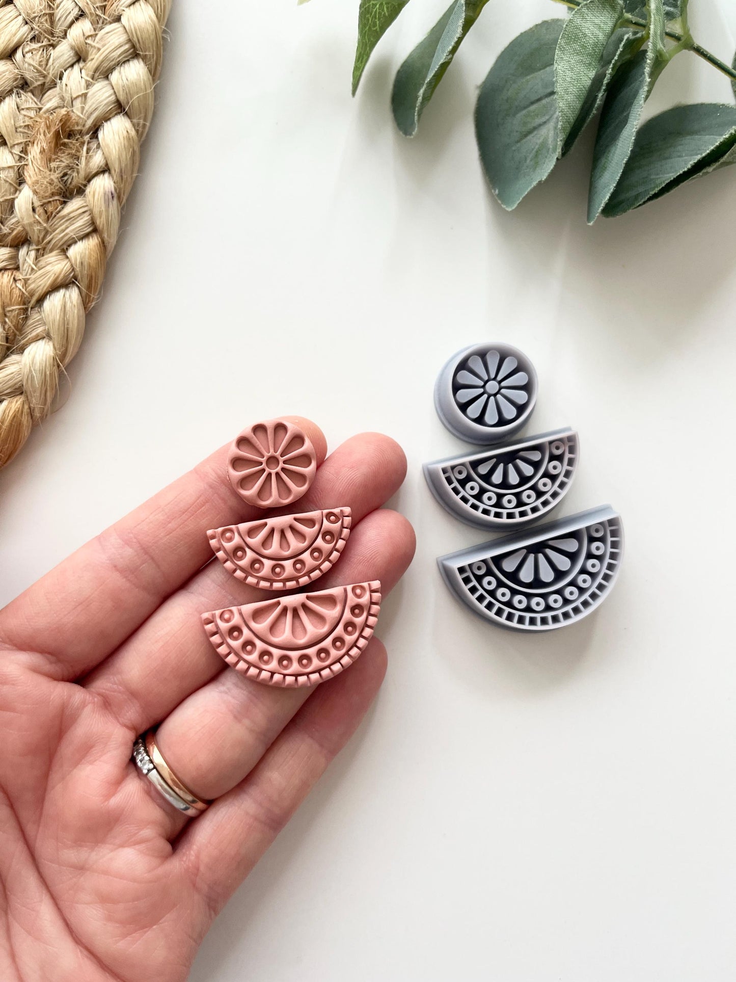 Organic #5 Set Polymer Clay Cutters