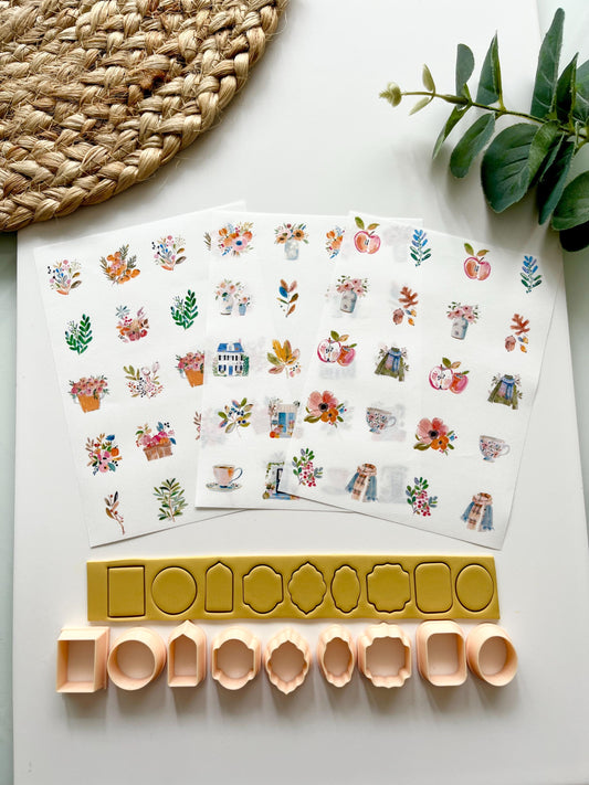 Autumn Transfer Papers #1 + Charm Cutters