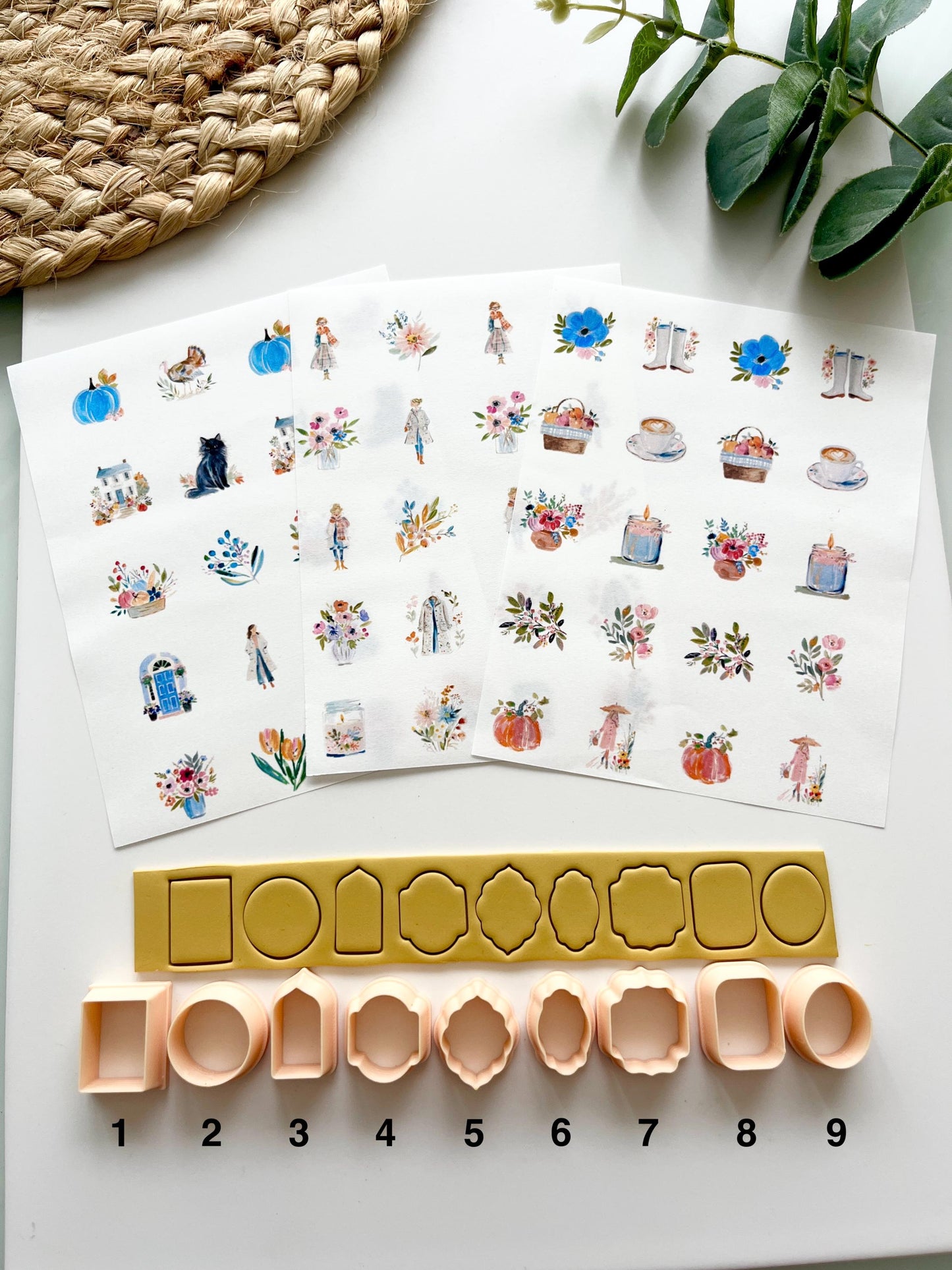 Autumn Transfer Papers #2 + Charm Cutters