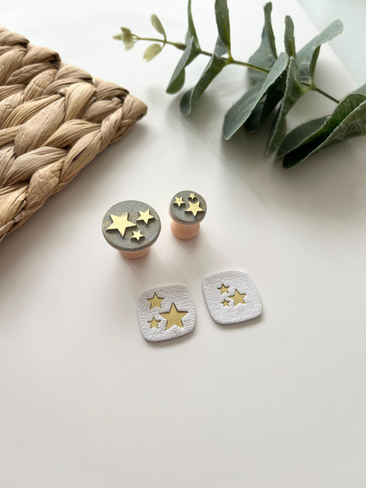 Mica Stamps Stars - 2 Sizes