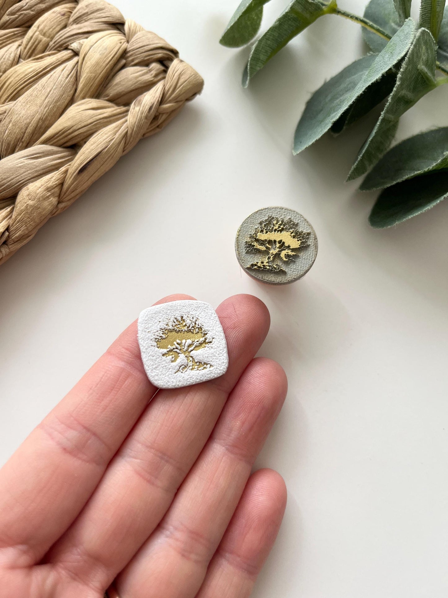Mica Stamp- Olive Tree