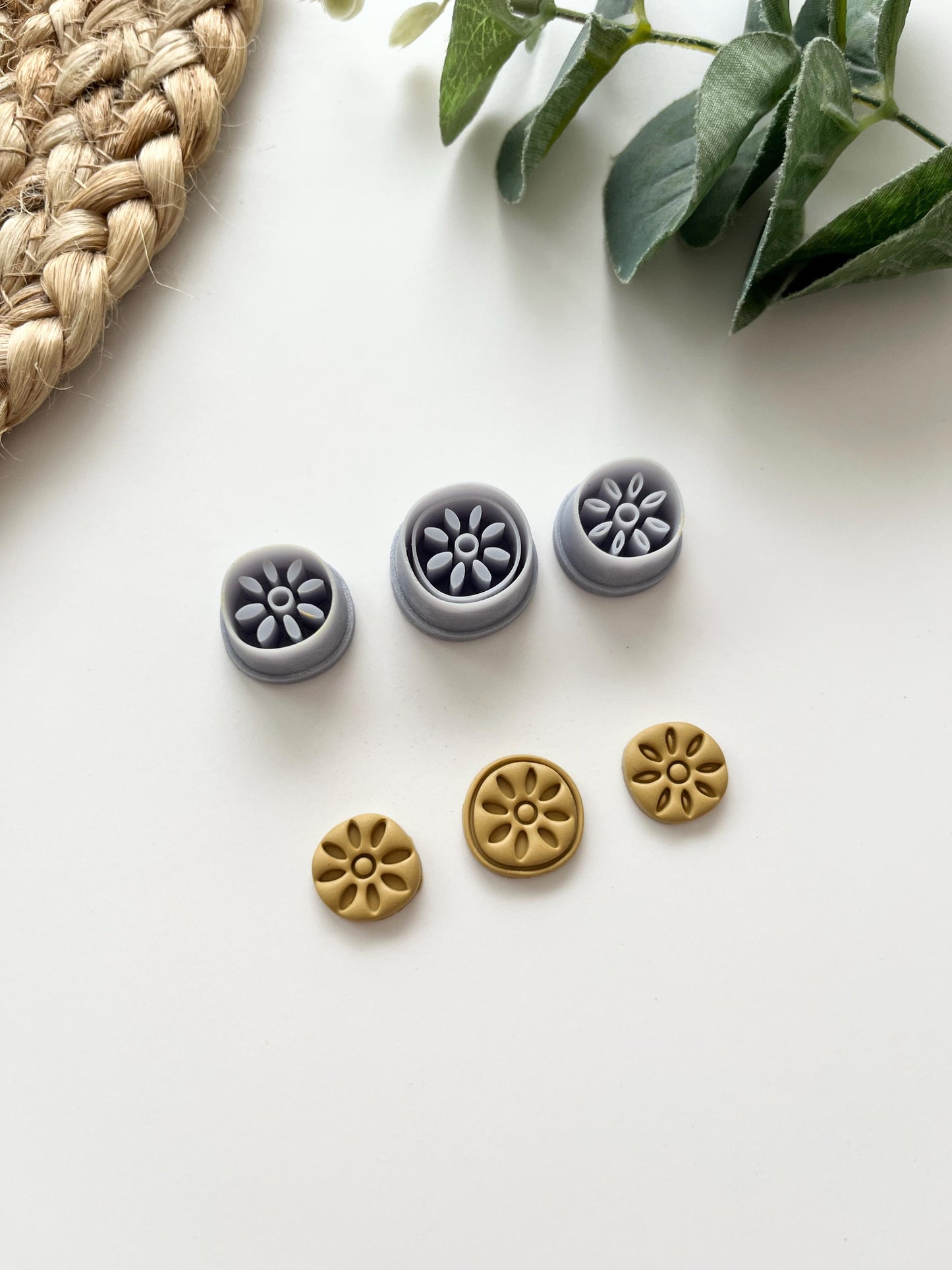 Organic Studs Polymer Clay Cutters