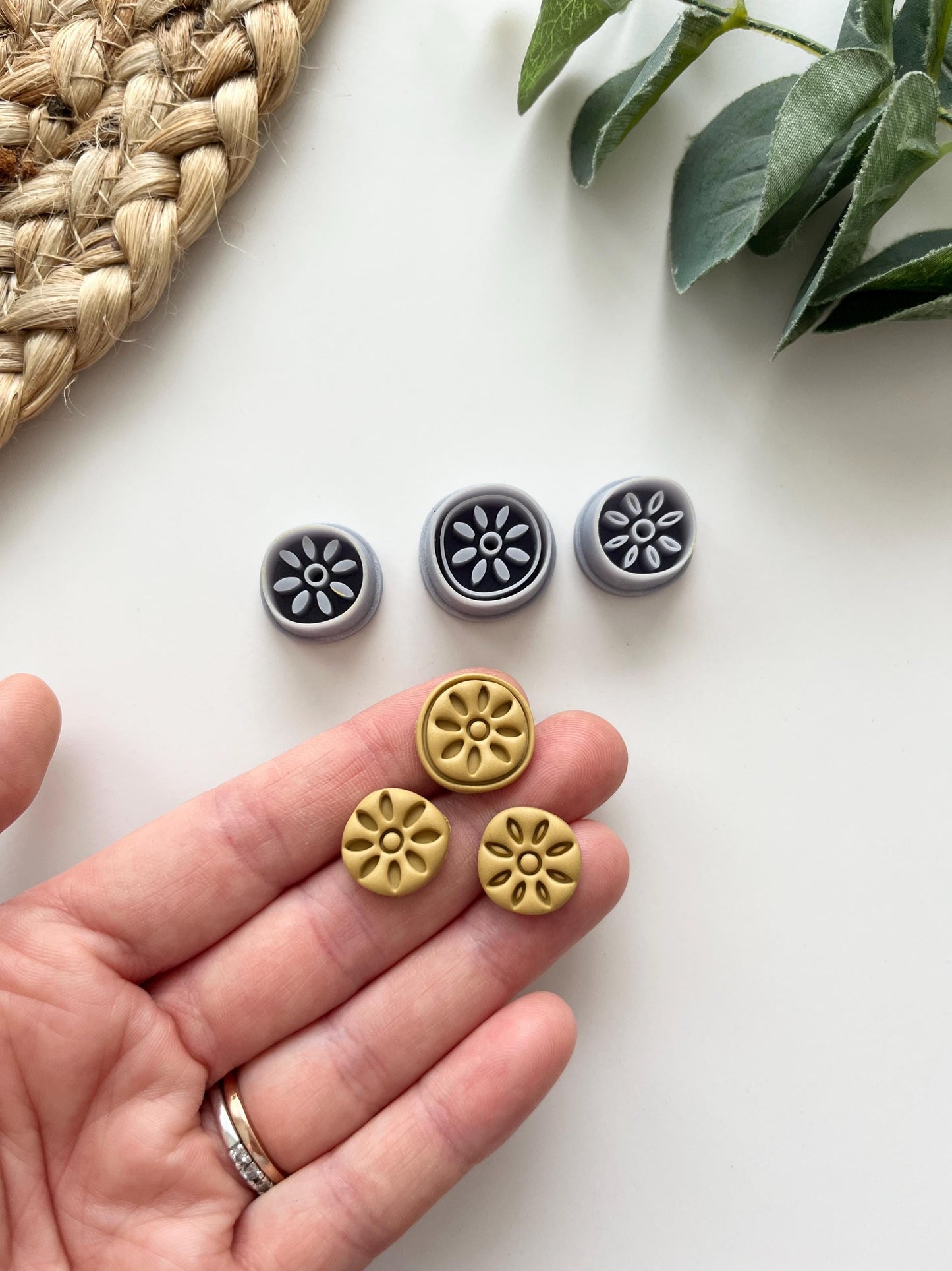 Organic Studs Polymer Clay Cutters