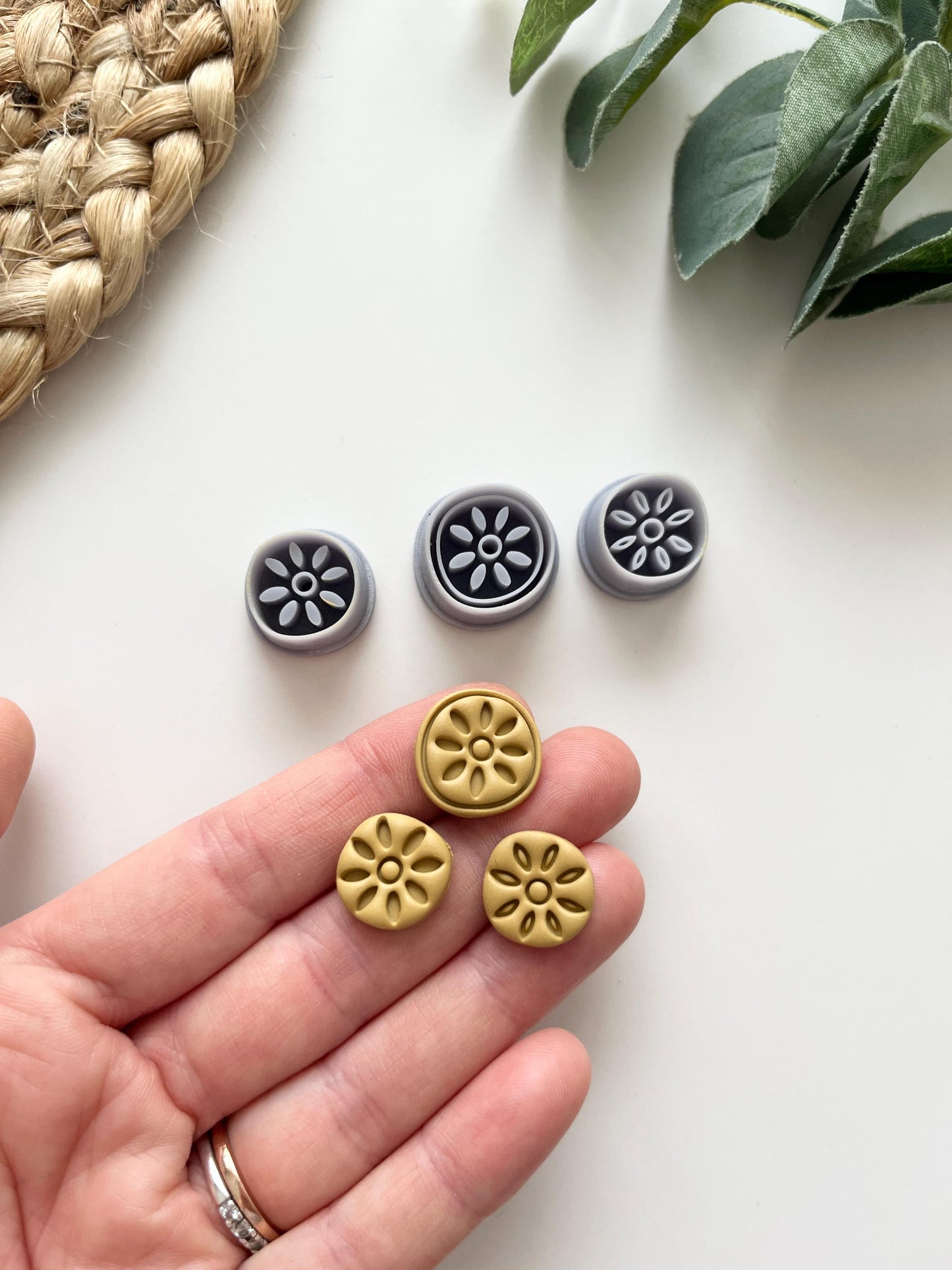 Organic Studs Polymer Clay Cutters