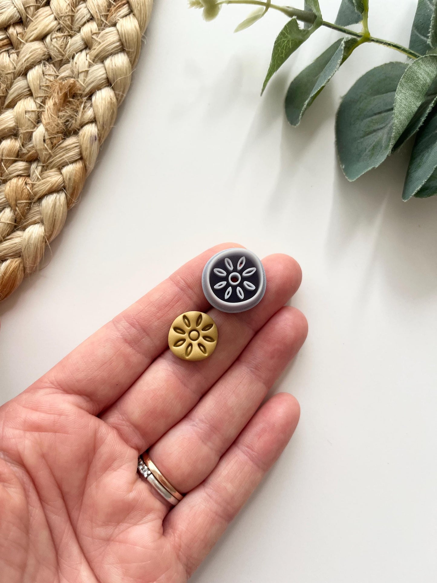 Organic Studs Polymer Clay Cutters