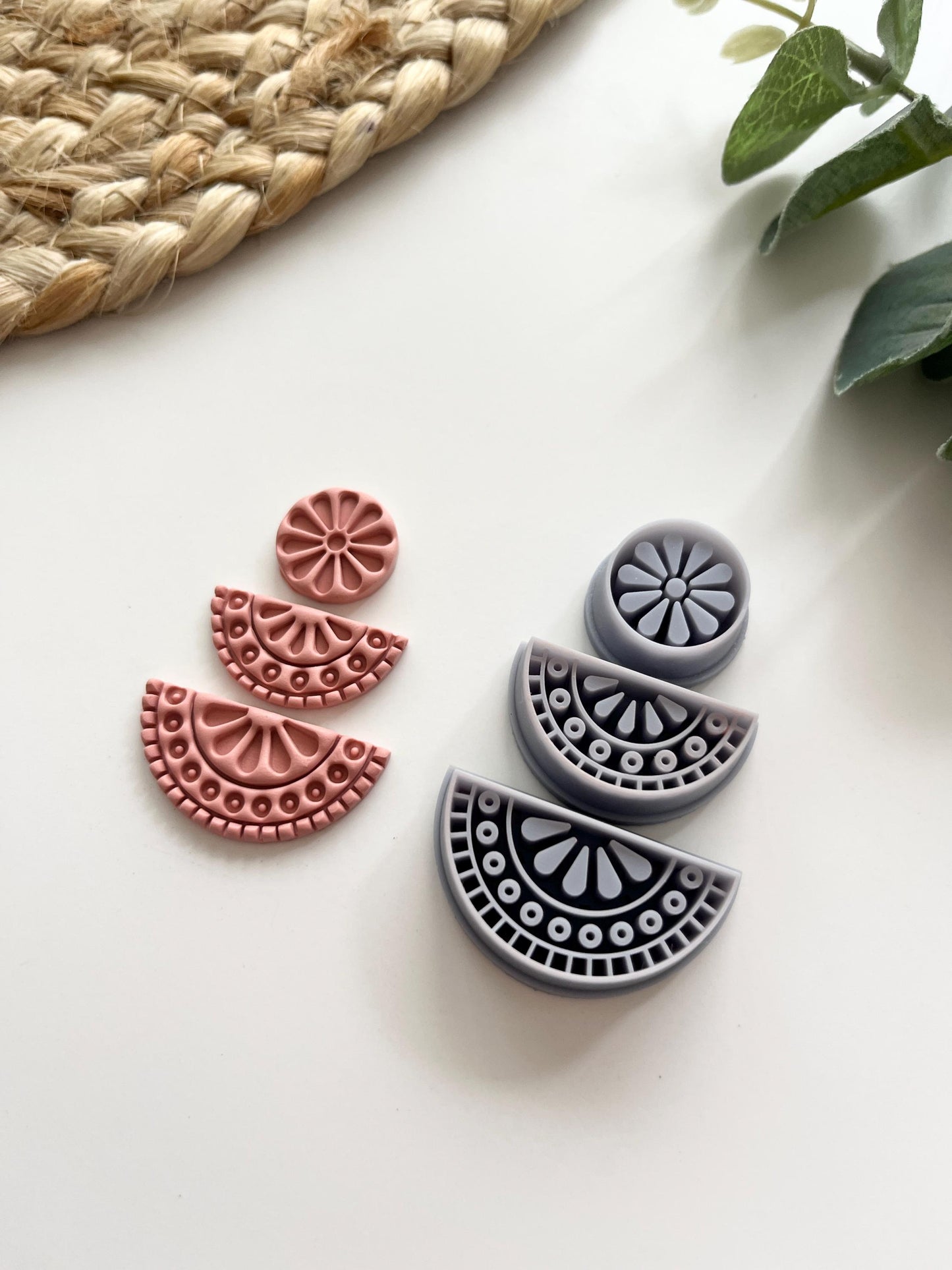 Organic #5 Set Polymer Clay Cutters