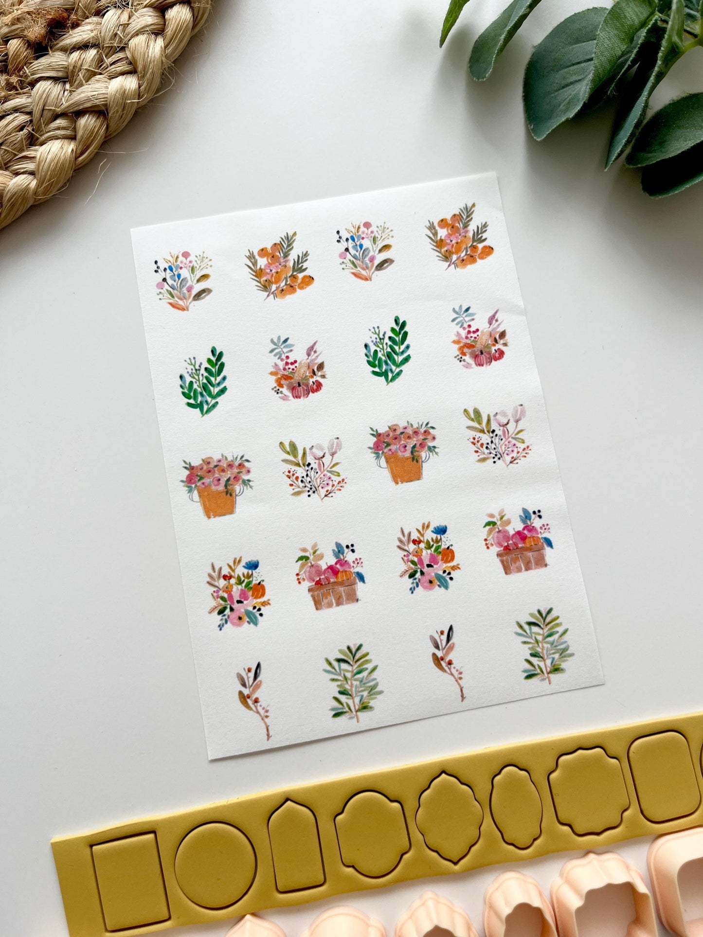 Autumn Transfer Papers #1 + Charm Cutters
