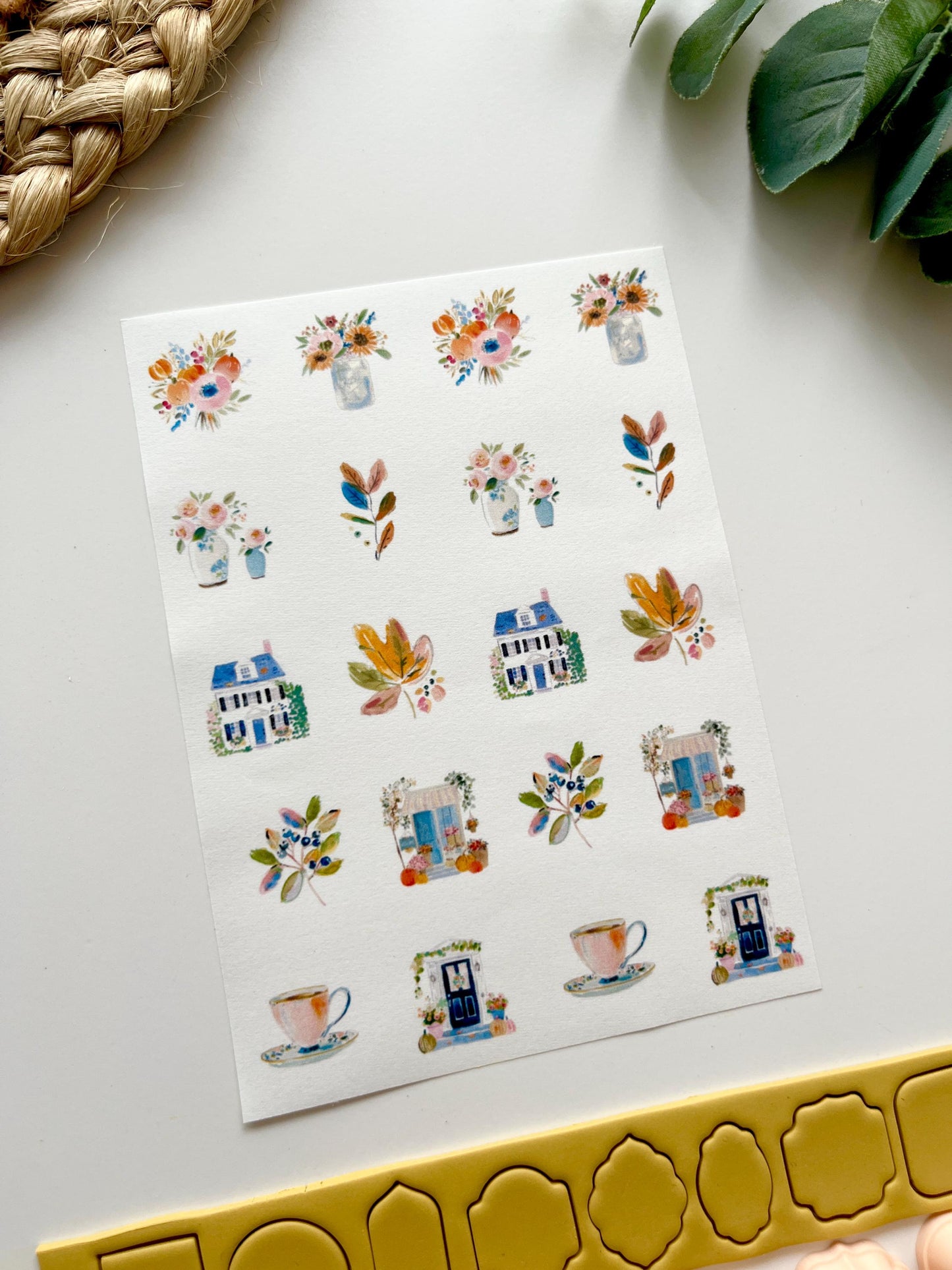 Autumn Transfer Papers #1 + Charm Cutters
