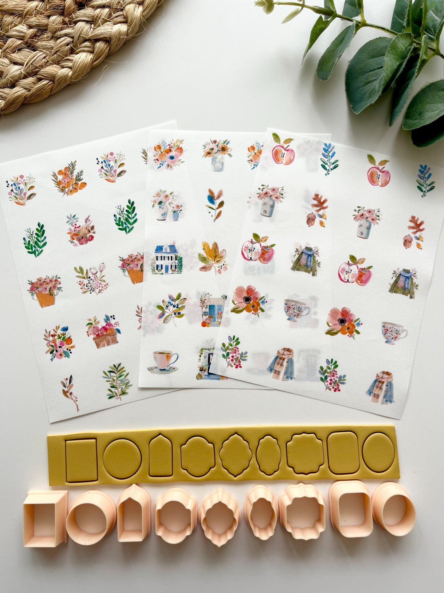 Autumn Transfer Papers #1 + Charm Cutters