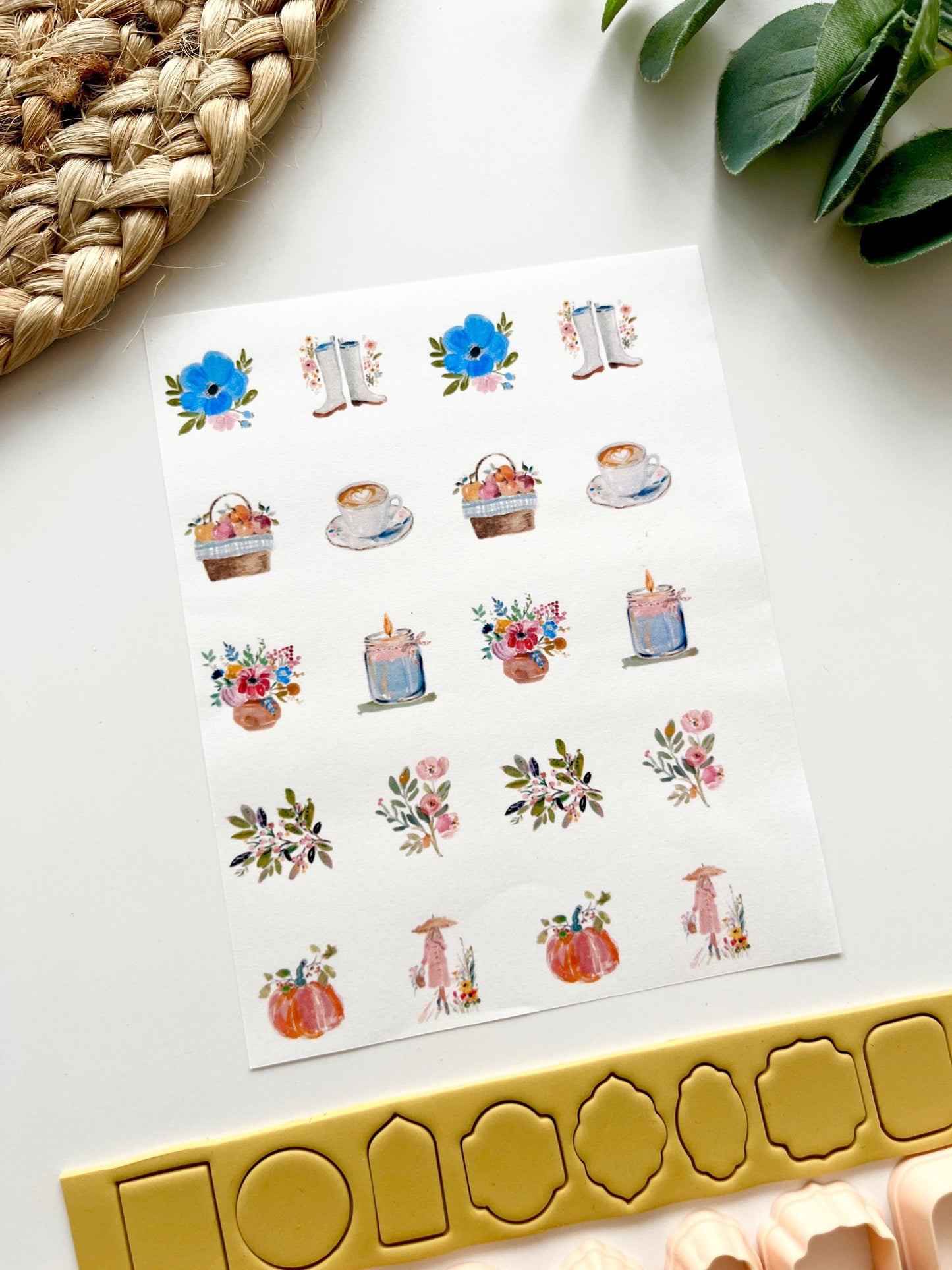 Autumn Transfer Papers #2 + Charm Cutters