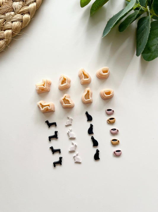 Micro Shelf Decorations #1 Clay Cutters