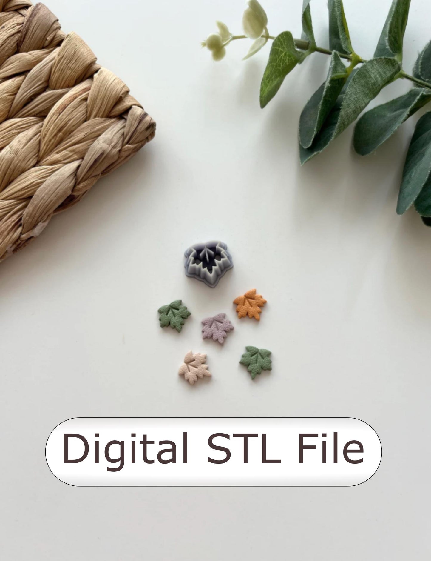 Mini Maple Polymer Clay Cutter - Digital STL File