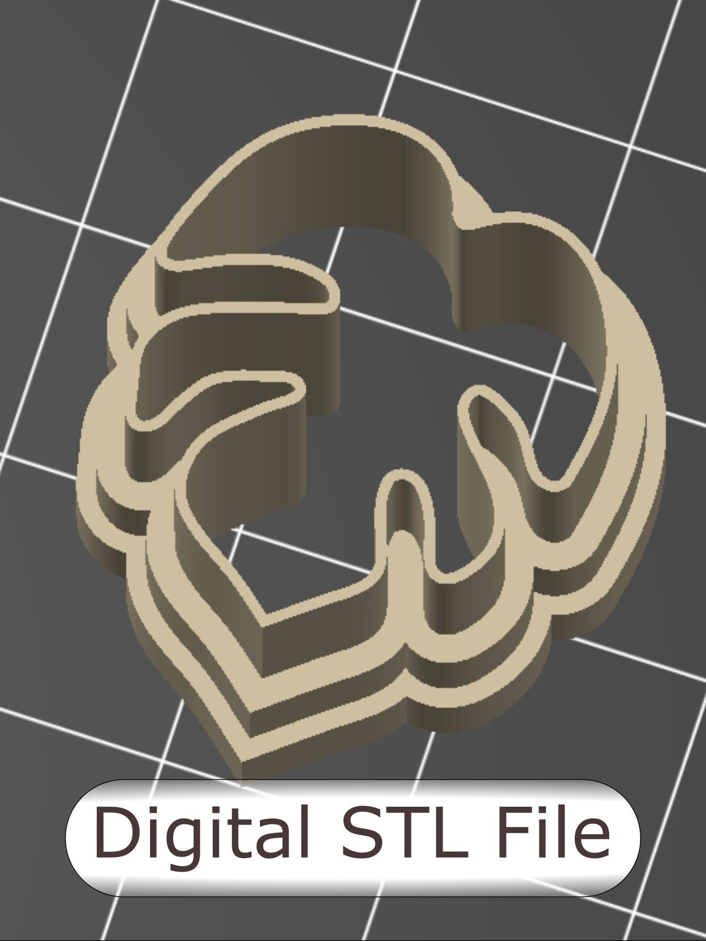 Mini Monstera Studs Polymer Clay Cutter - Digital STL File - 3 Sizes