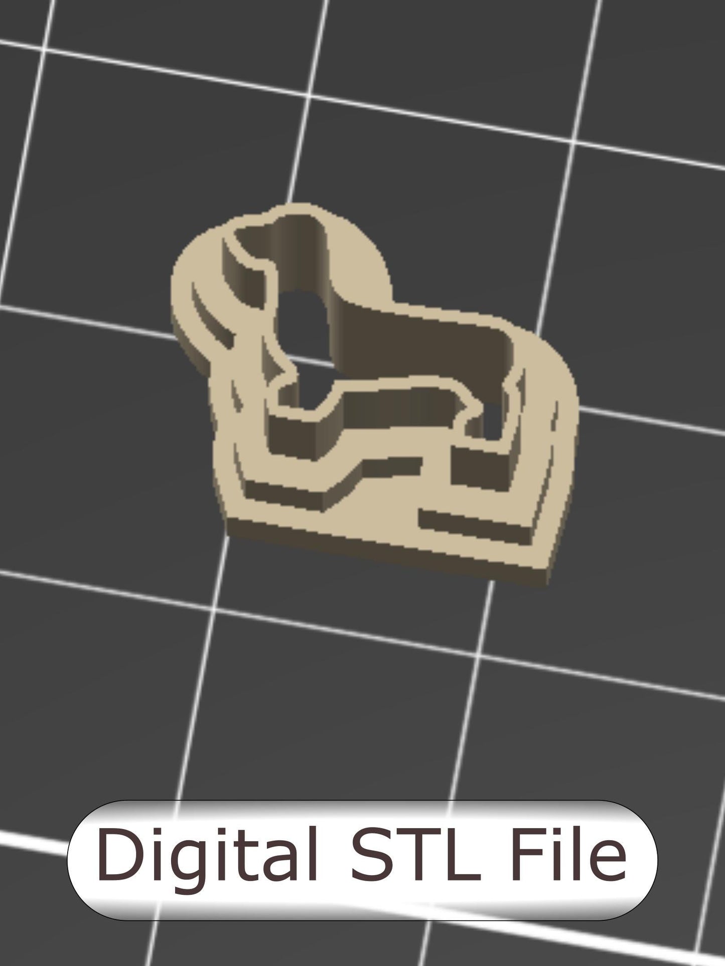 Bookshelf Decorations #2 Polymer Clay Cutter - Digital STL File - 4 Designs