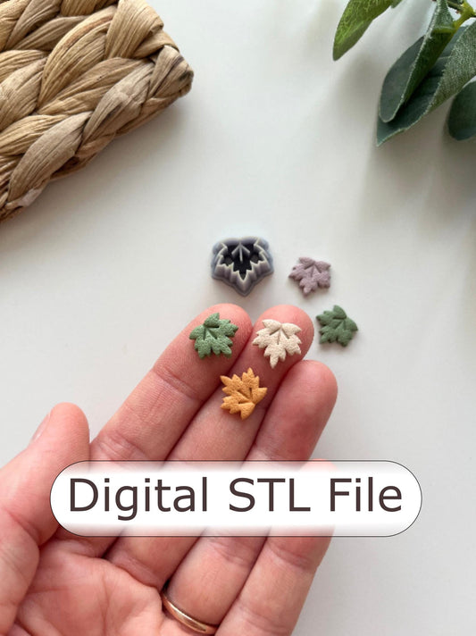 Mini Maple Polymer Clay Cutter - Digital STL File