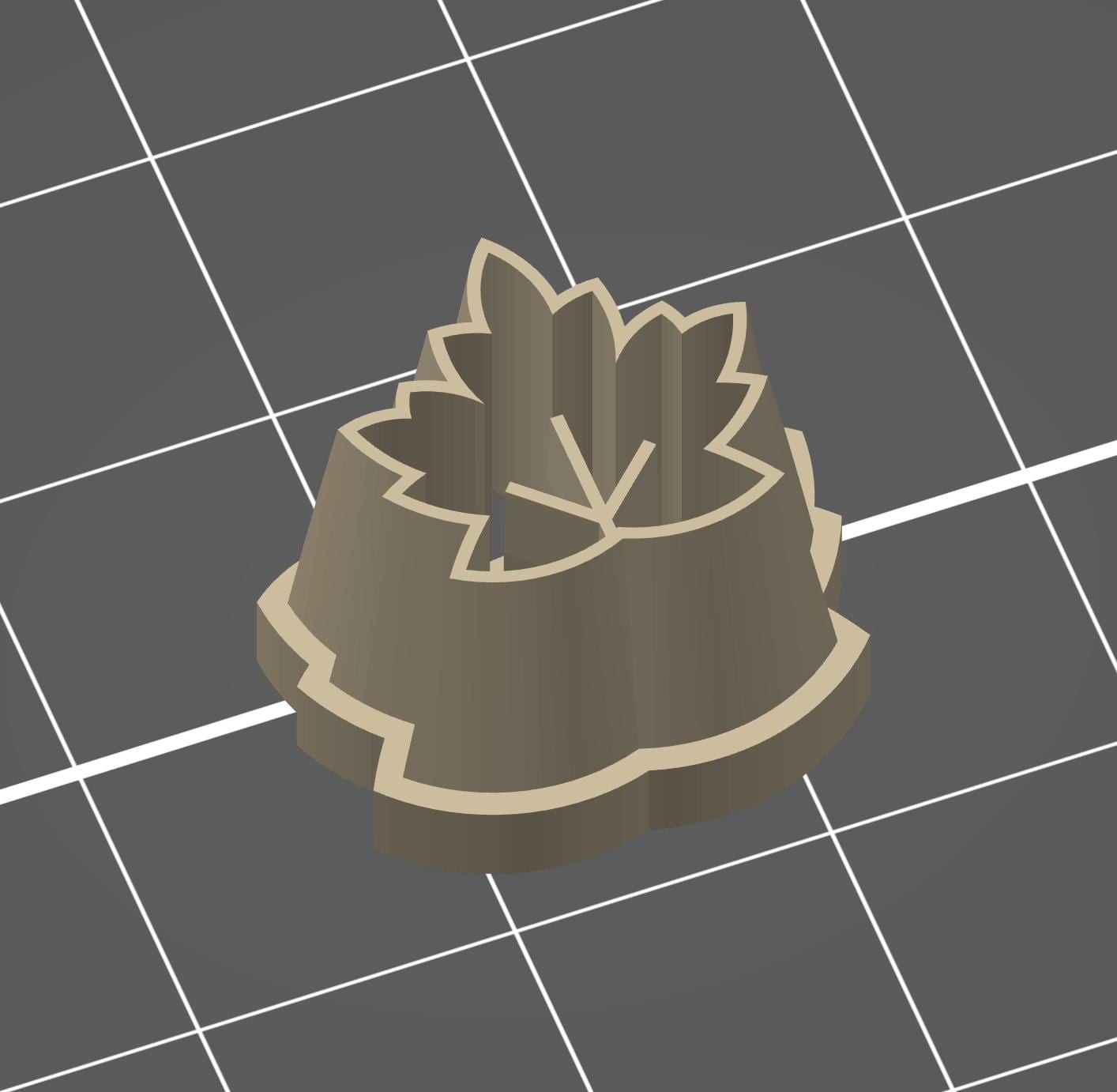 Mini Maple Polymer Clay Cutter - Digital STL File