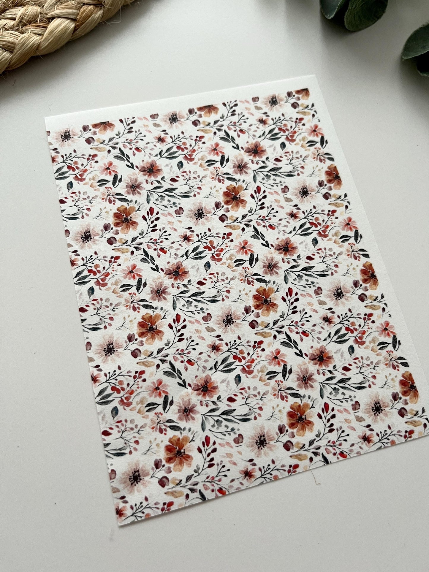 Flowers 8 Transfer Paper