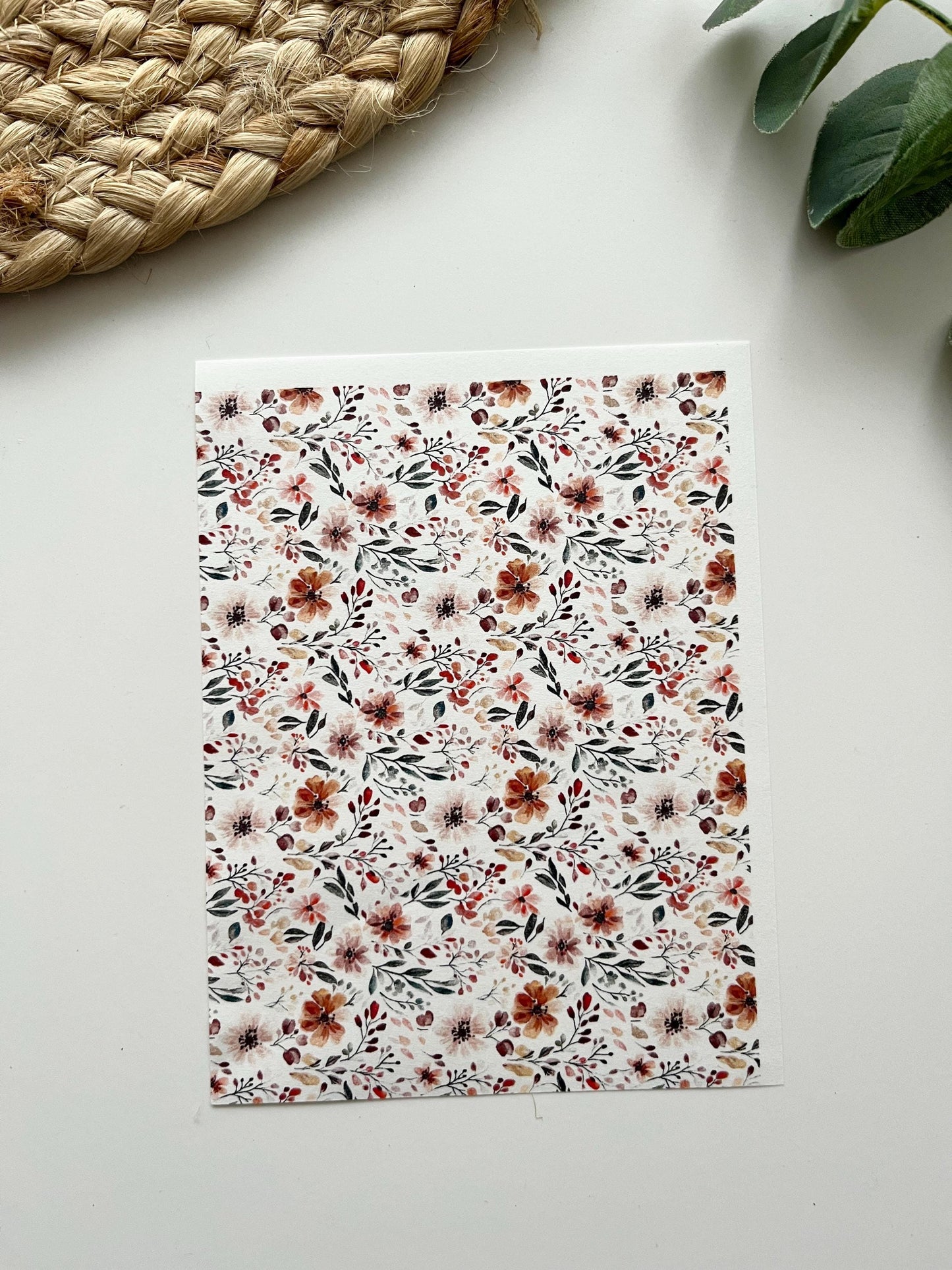 Flowers 8 Transfer Paper