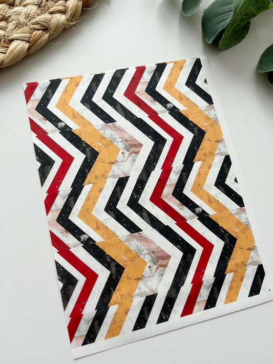 Chevrons 3 Transfer Paper
