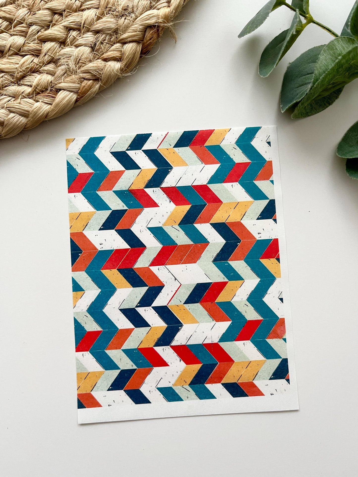 Chevrons 1 Transfer Paper