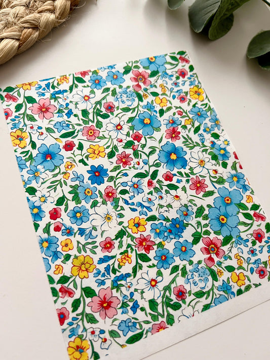 Flowers 5 Transfer Paper
