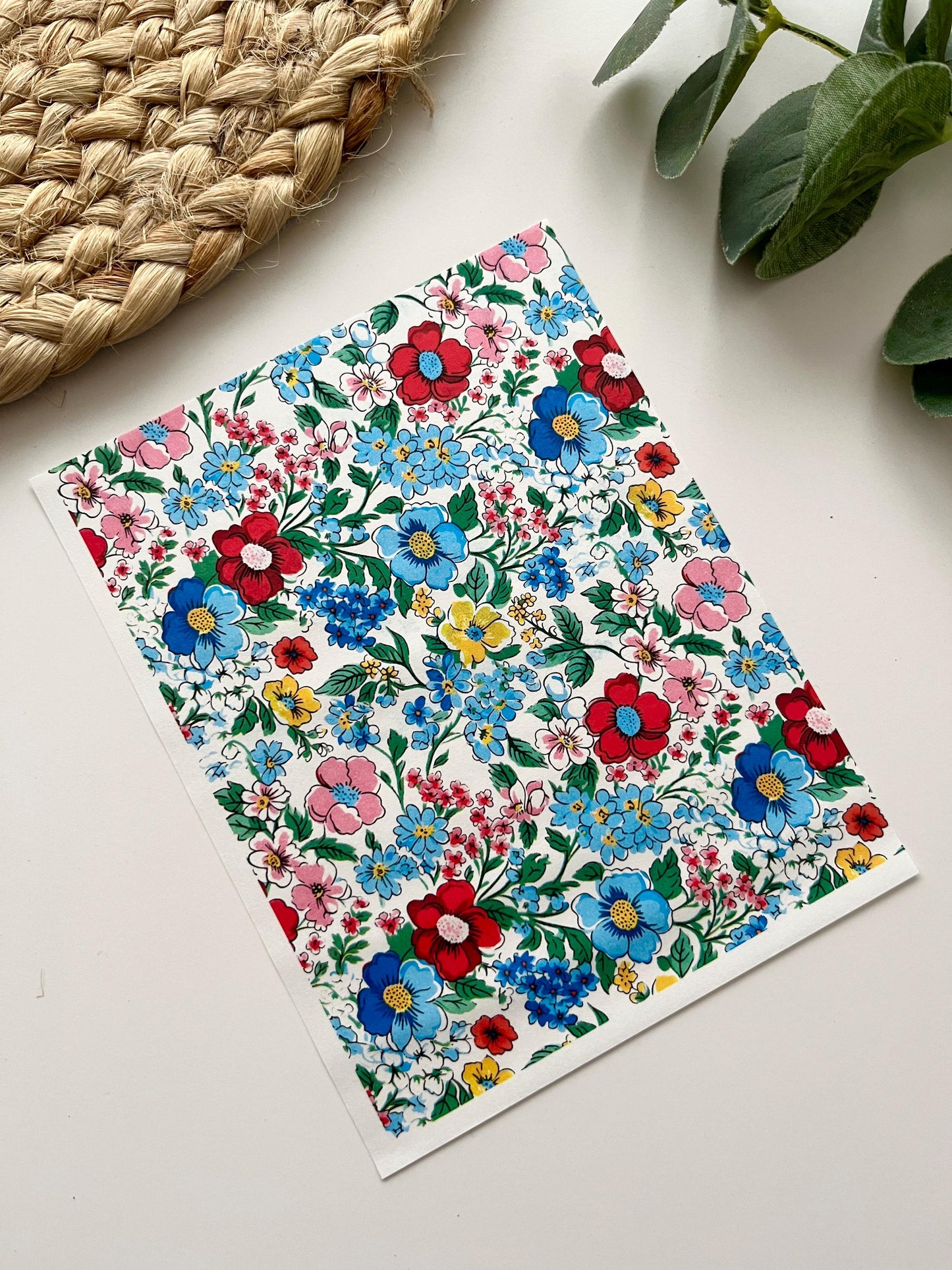 Flowers 1 Transfer Paper