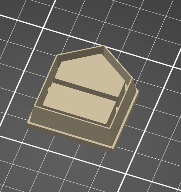 Bookshelves Polymer Clay Cutter - Digital STL File - 6 Cutters