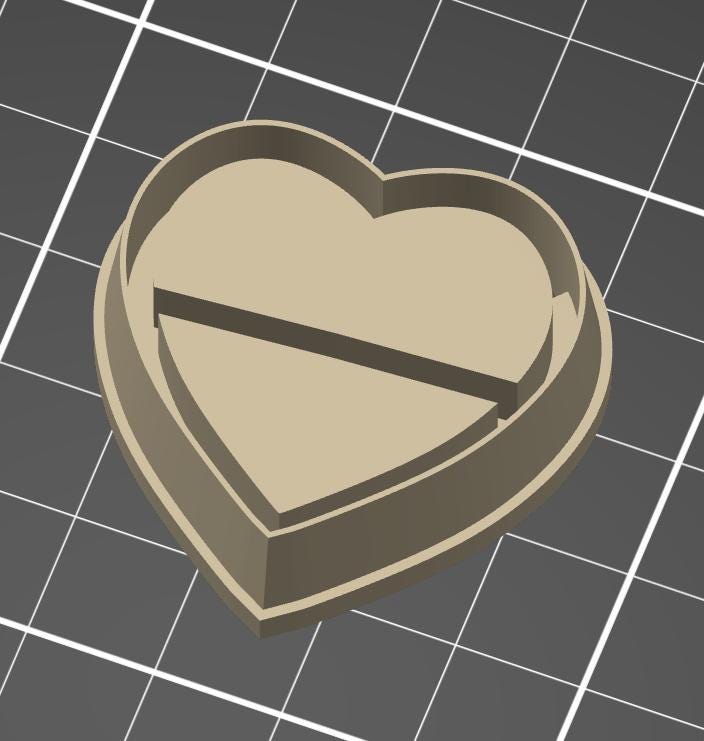 Bookshelves Polymer Clay Cutter - Digital STL File - 6 Cutters