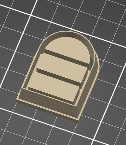 Bookshelves Polymer Clay Cutter - Digital STL File - 6 Cutters
