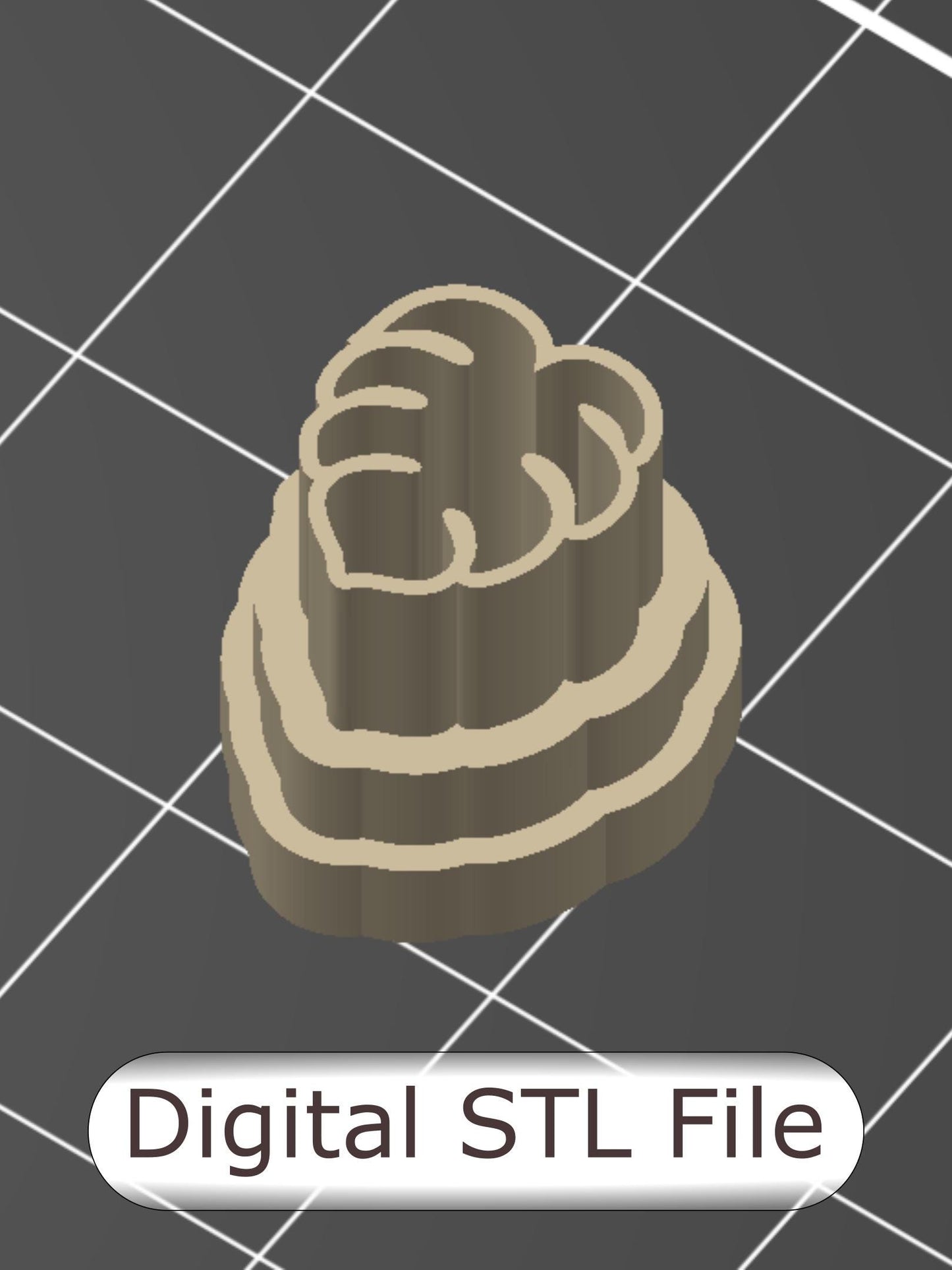 Mini Monstera Studs Polymer Clay Cutter - Digital STL File - 3 Sizes