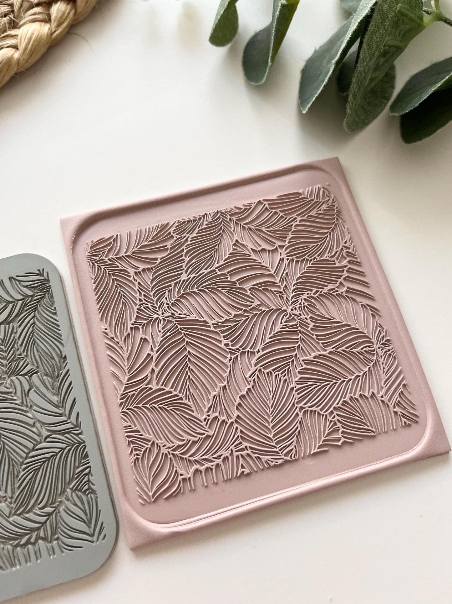 Tropical Leaves #2 Texture Mat