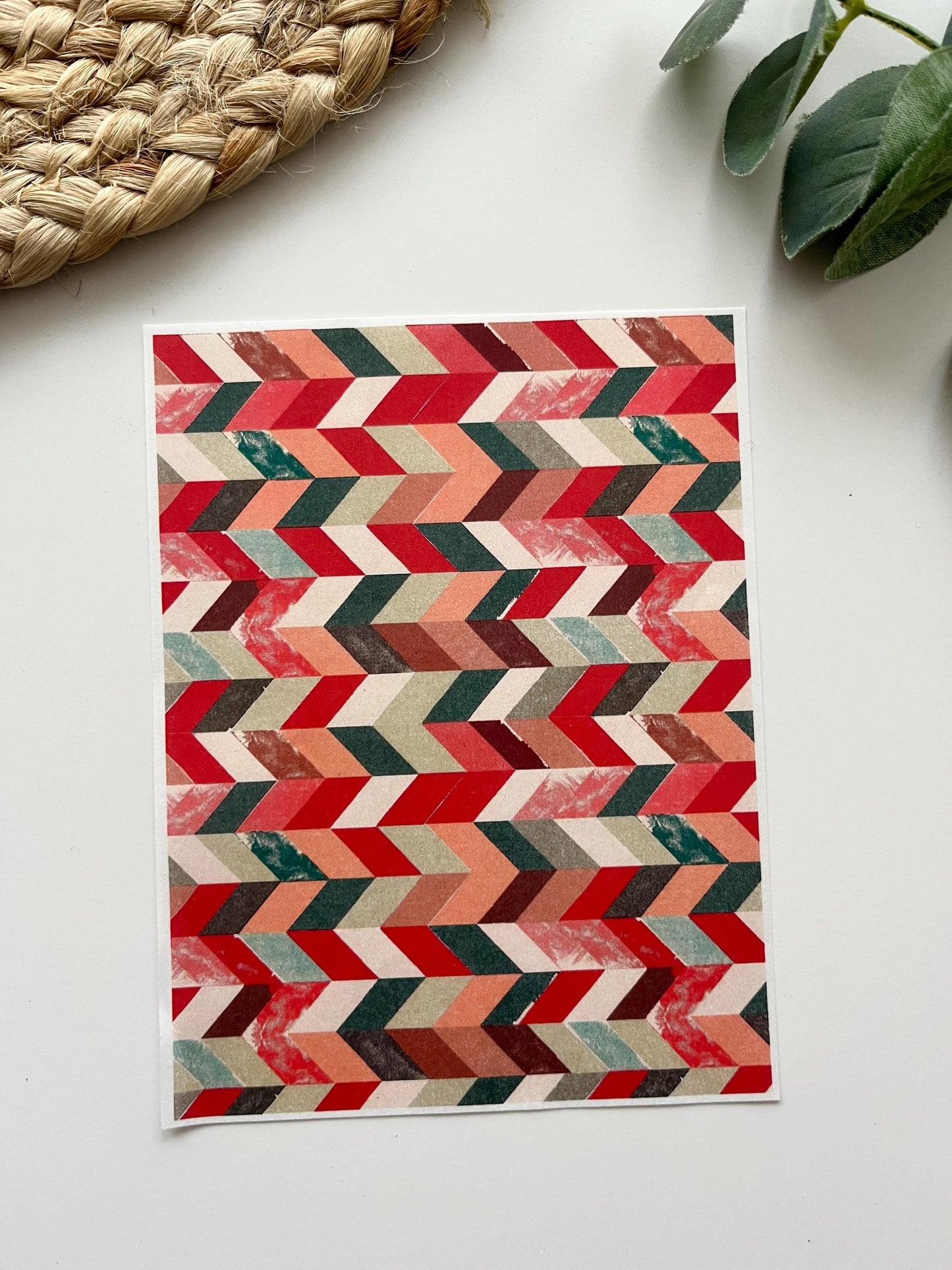Chevrons 5 Transfer Paper